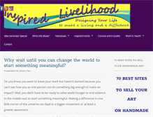 Tablet Screenshot of inspiredlivelihood.com